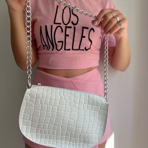 Leather Shoulder Bag Women Crossbody Handbag Purse Chain