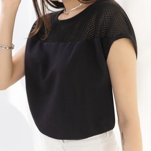 Summer Women Top Sleeveless Cotton Mesh Fashionable Gift