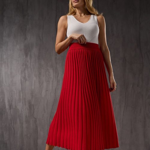 Knits Top Basic V Neck Tank Women Rib