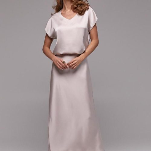 Silk Blouse For Women Short Sleeve Top Loose