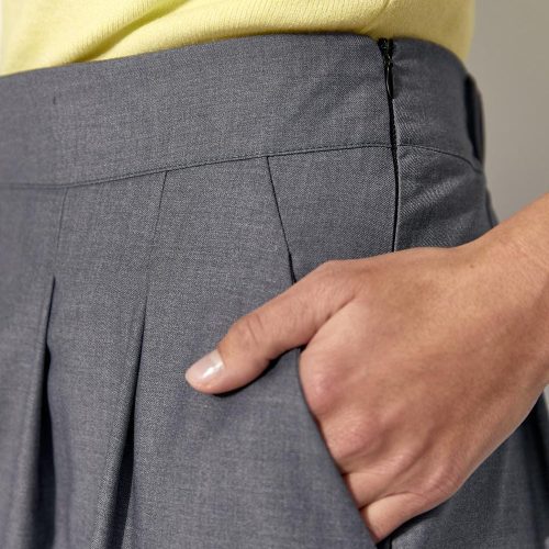 Midi Skirt For Women Aline Silhouette High Waist