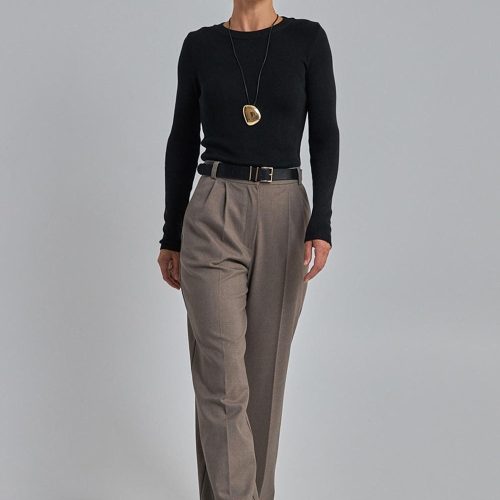 Silk Touch Long Sleeve Top Women's Fitted Pullover