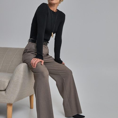 Silk Touch Long Sleeve Top Women's Fitted Pullover