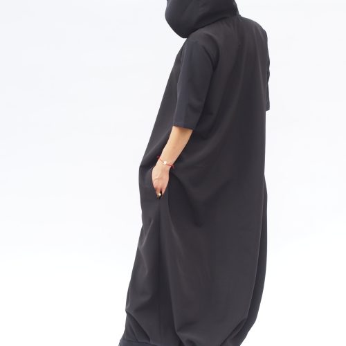 Black Maxi Dress Women Kaftan Plus Size Summer