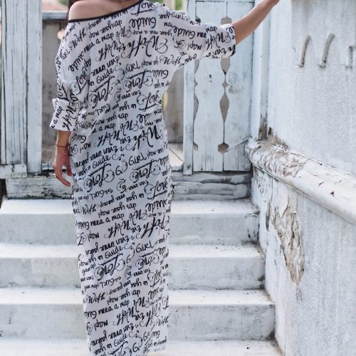 Long Maxi Dress Summer Beach Tunic Women