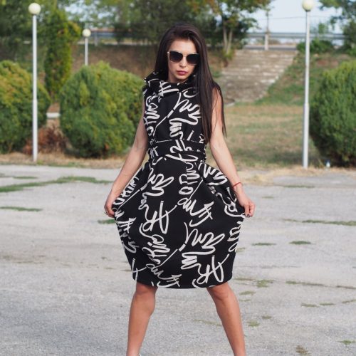 Black Maxi Dress/women Dress/loose Casual Dress/extravagant Dress/avant Garde