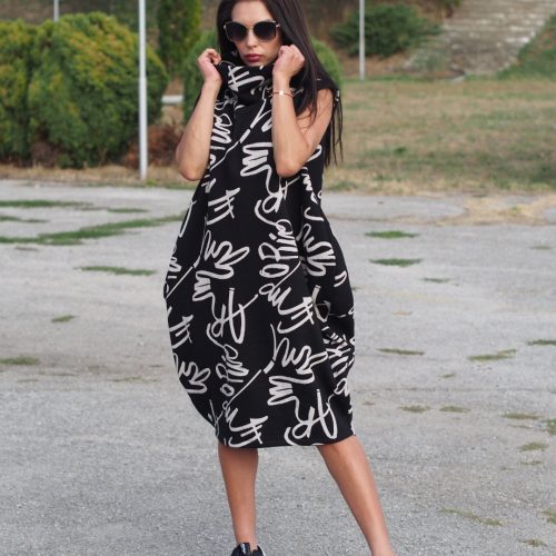 Black Maxi Dress/women Dress/loose Casual Dress/extravagant Dress/avant Garde