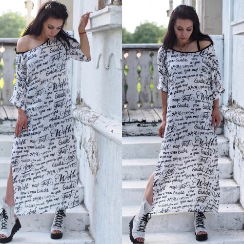 Long Maxi Dress Summer Beach Tunic Women
